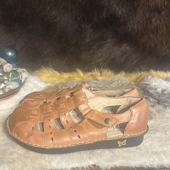 Brown Leather Sandals by Alegria 42 (5225C) - Picture 4 of 5